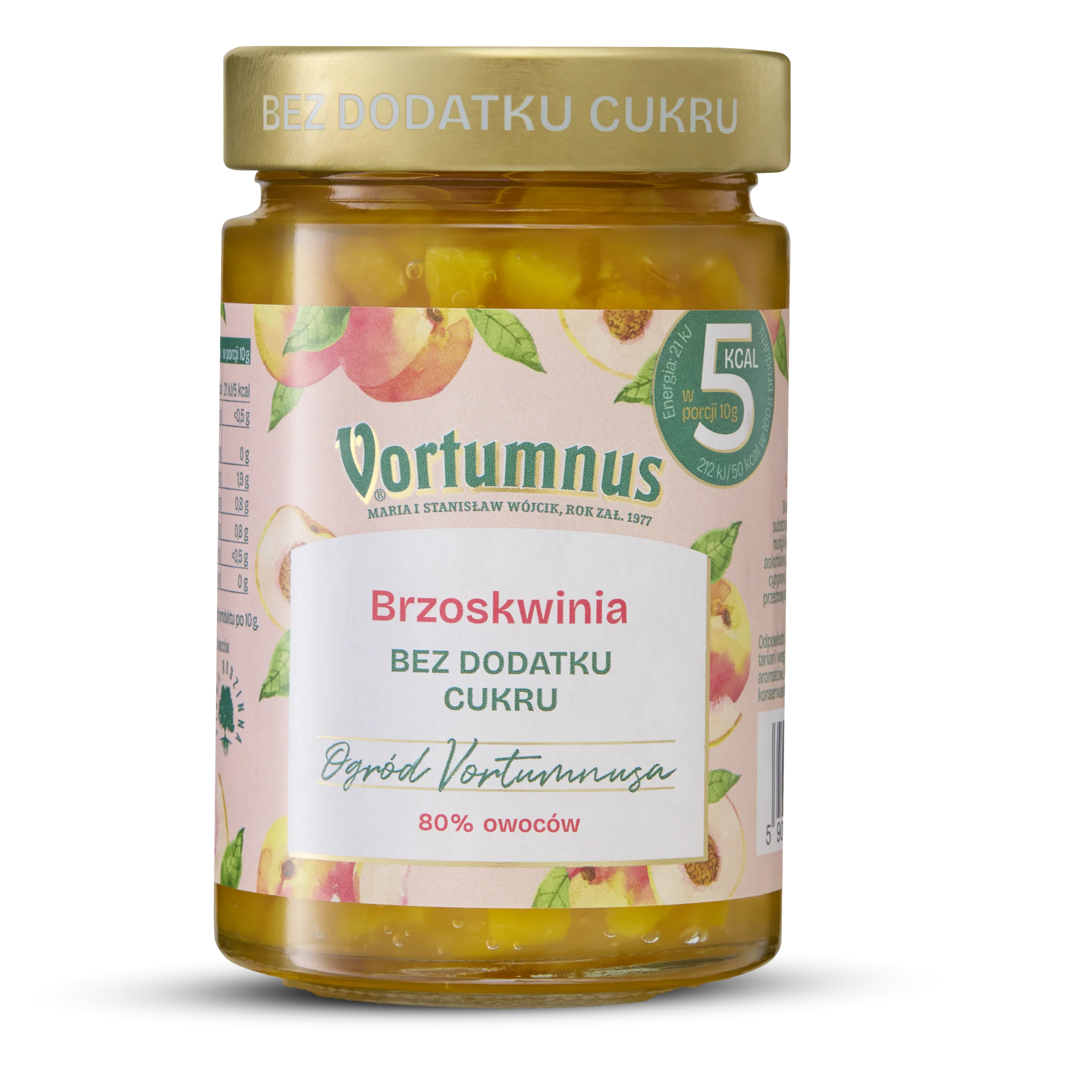Brzoskwinia 80% bez dodatku cukru