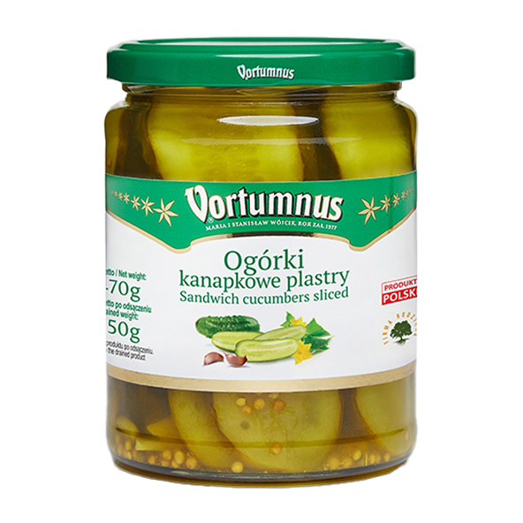 Ogórki kanapkowe plastry