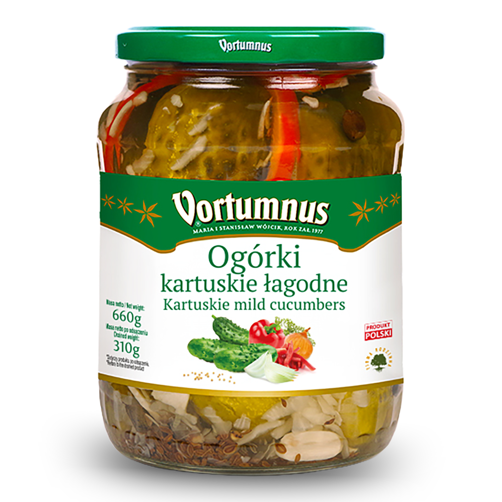 Ogórki kartuskie łagodne