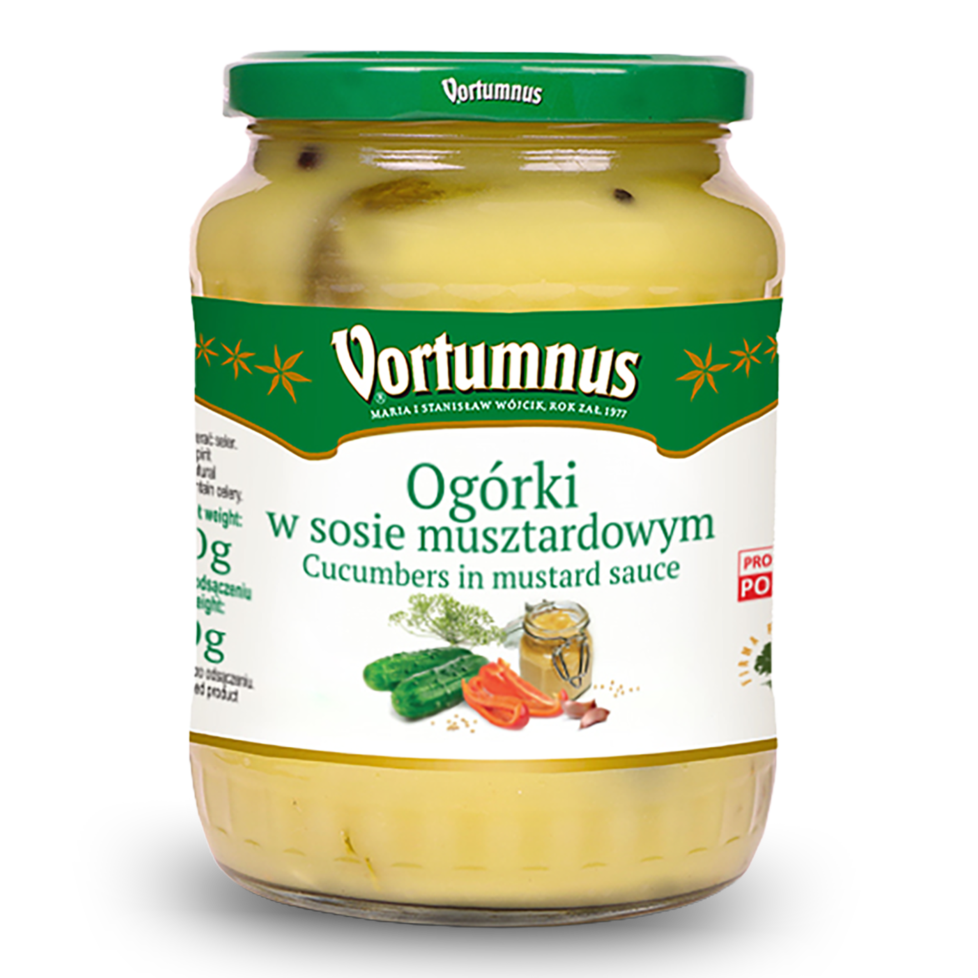 Ogórki w sosie musztardowym