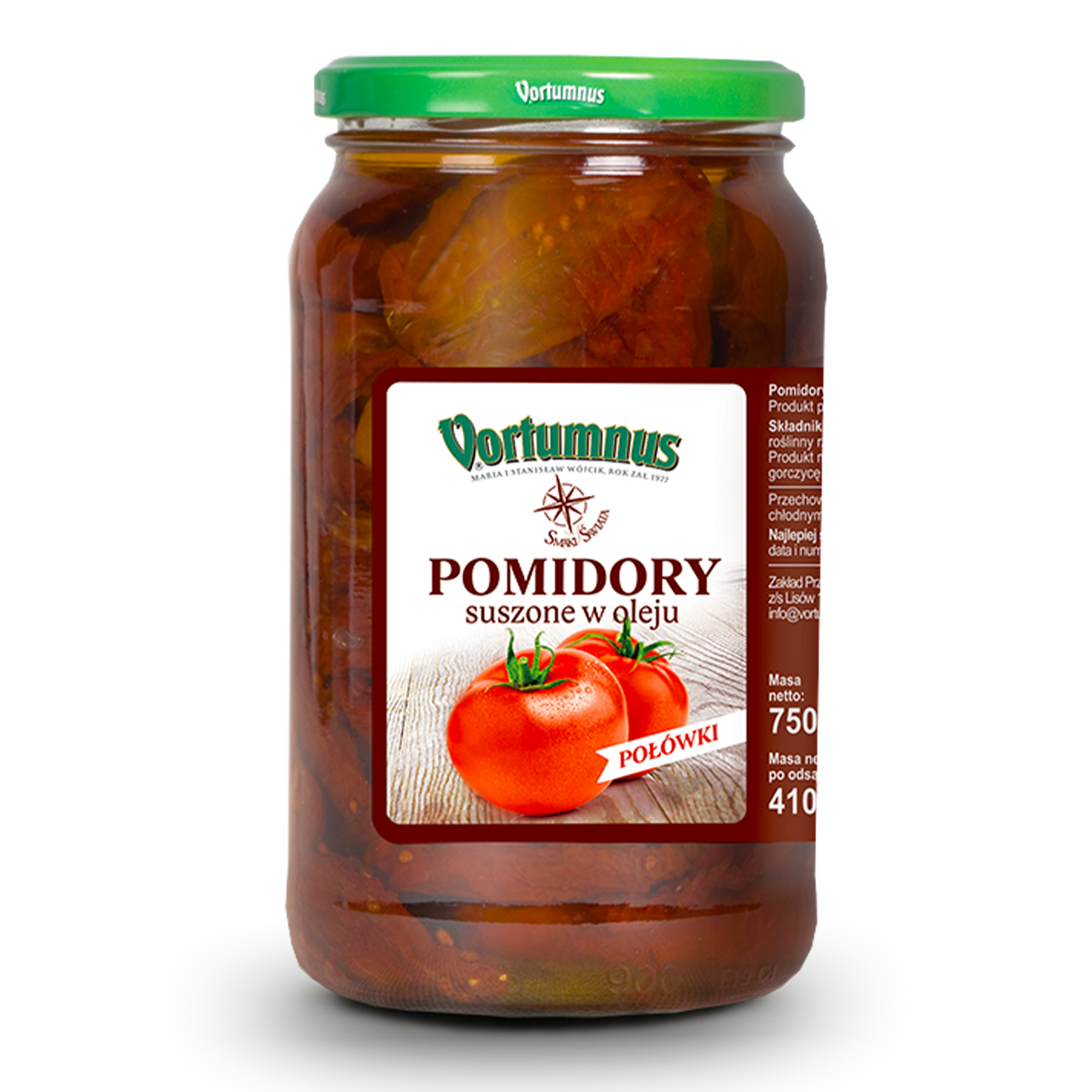 Pomidory suszone w oleju – połówki