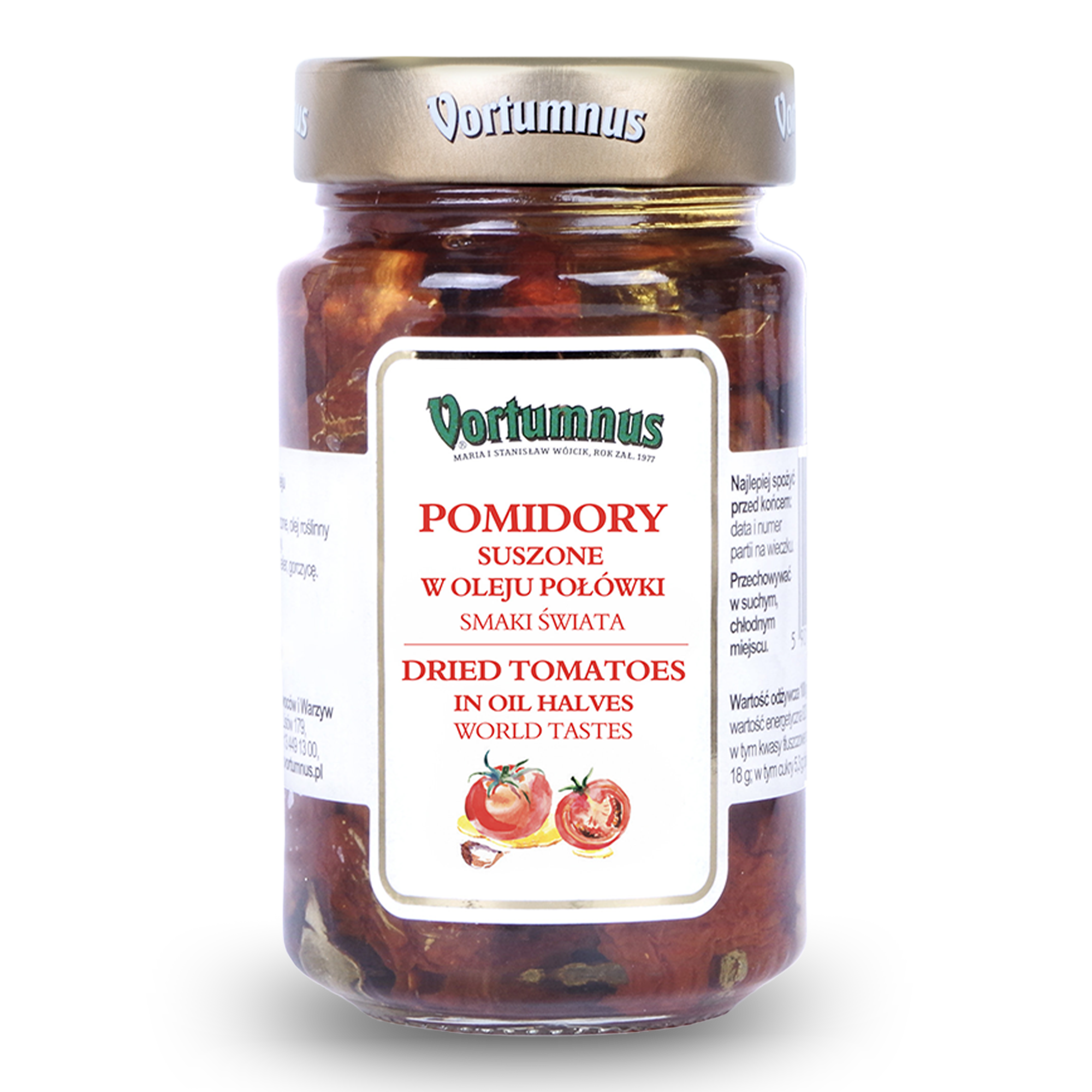 Pomidory suszone w oleju – połówki