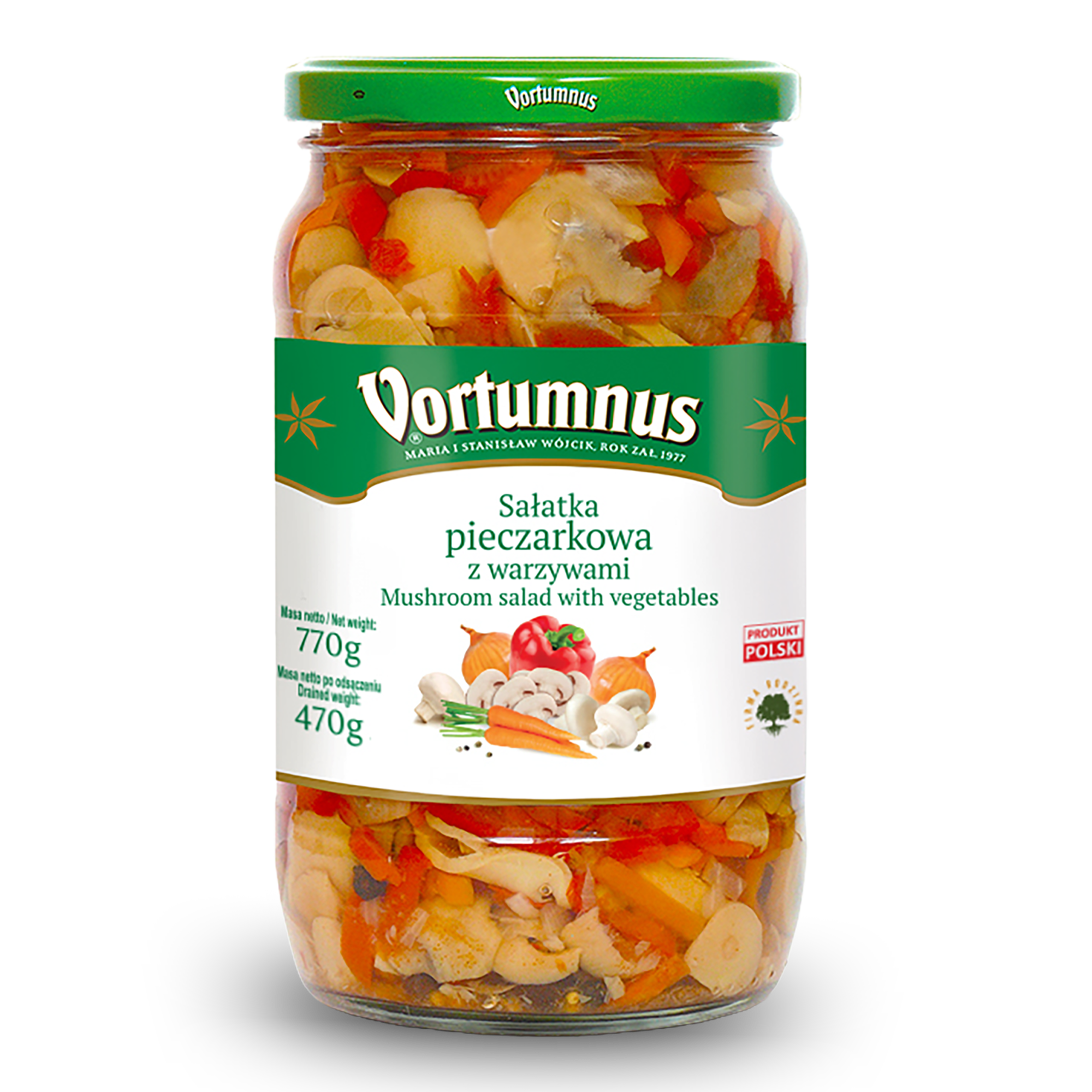 Sałatka pieczarkowa z warzywami