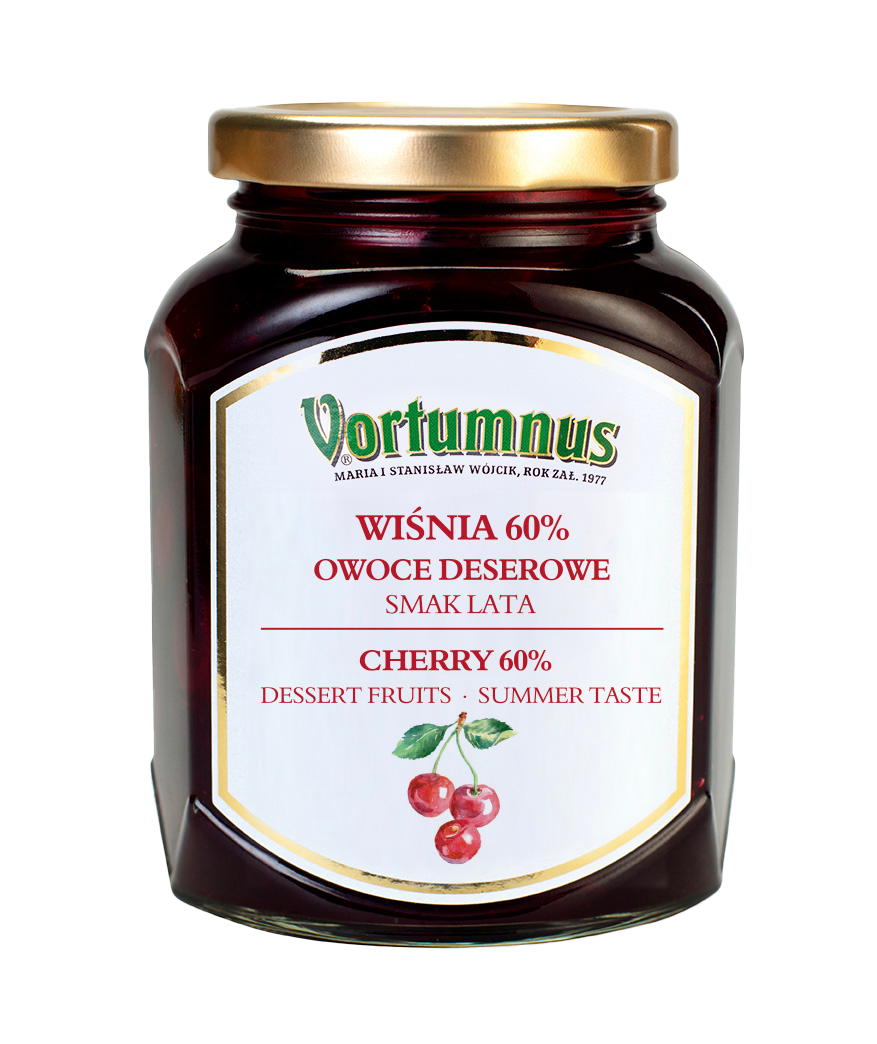 Wiśnia 60% owoce deserowe