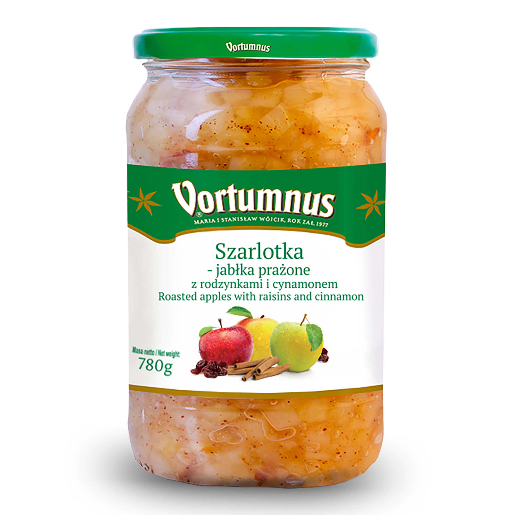 Szarlotka – jabłka prażone z rodzynkami i cynamonem