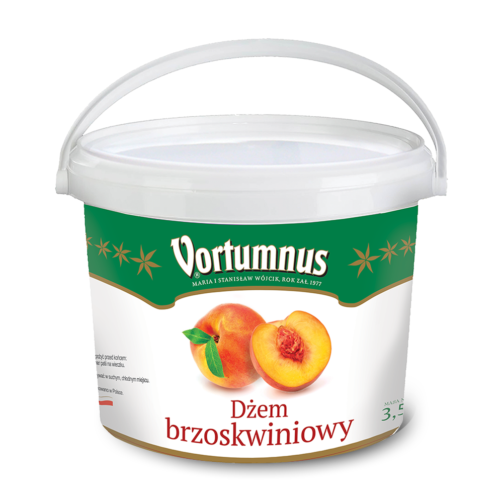 Dżem brzoskwiniowy 35% niskosłodzony