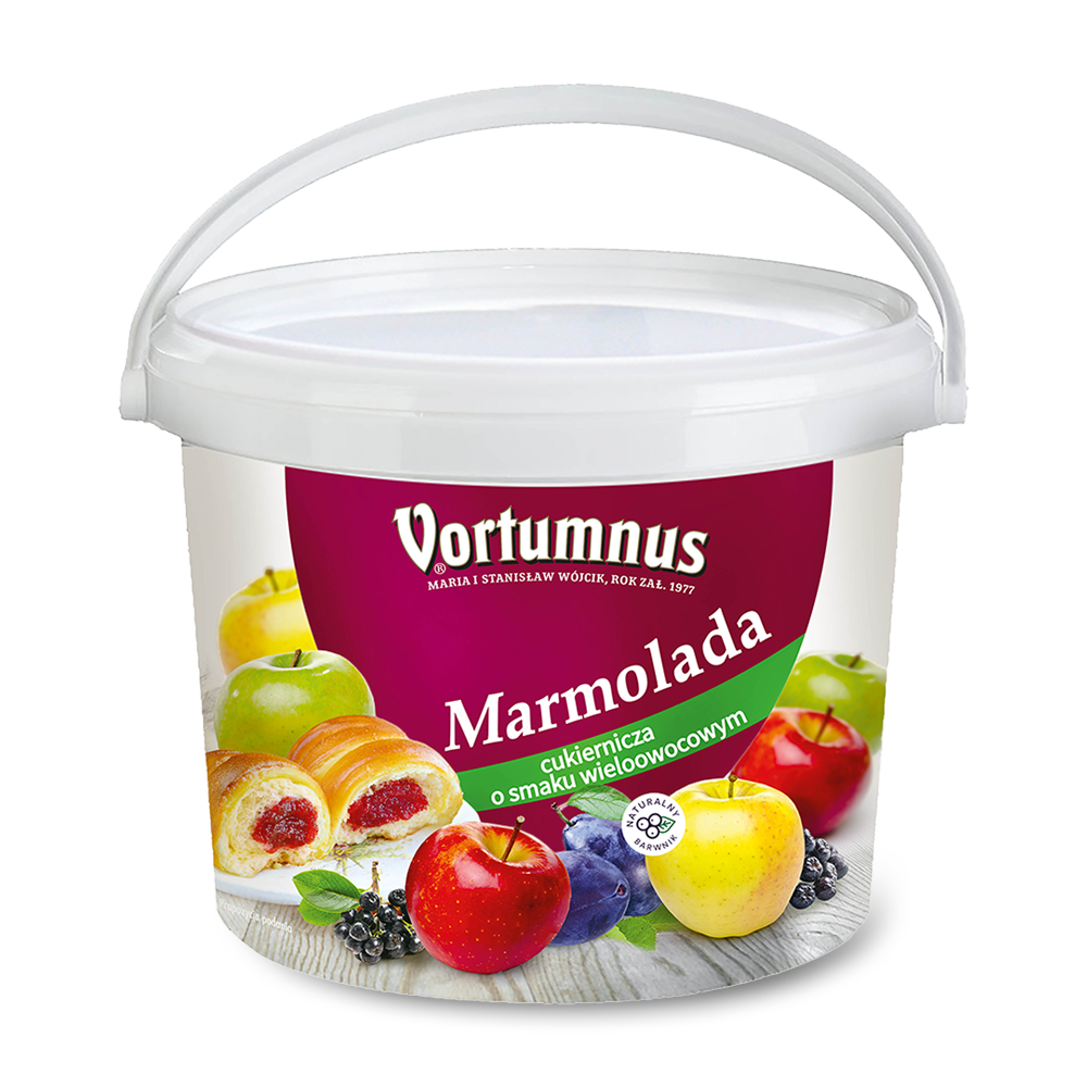 Marmolada cukiernicza o smaku wieloowocowym