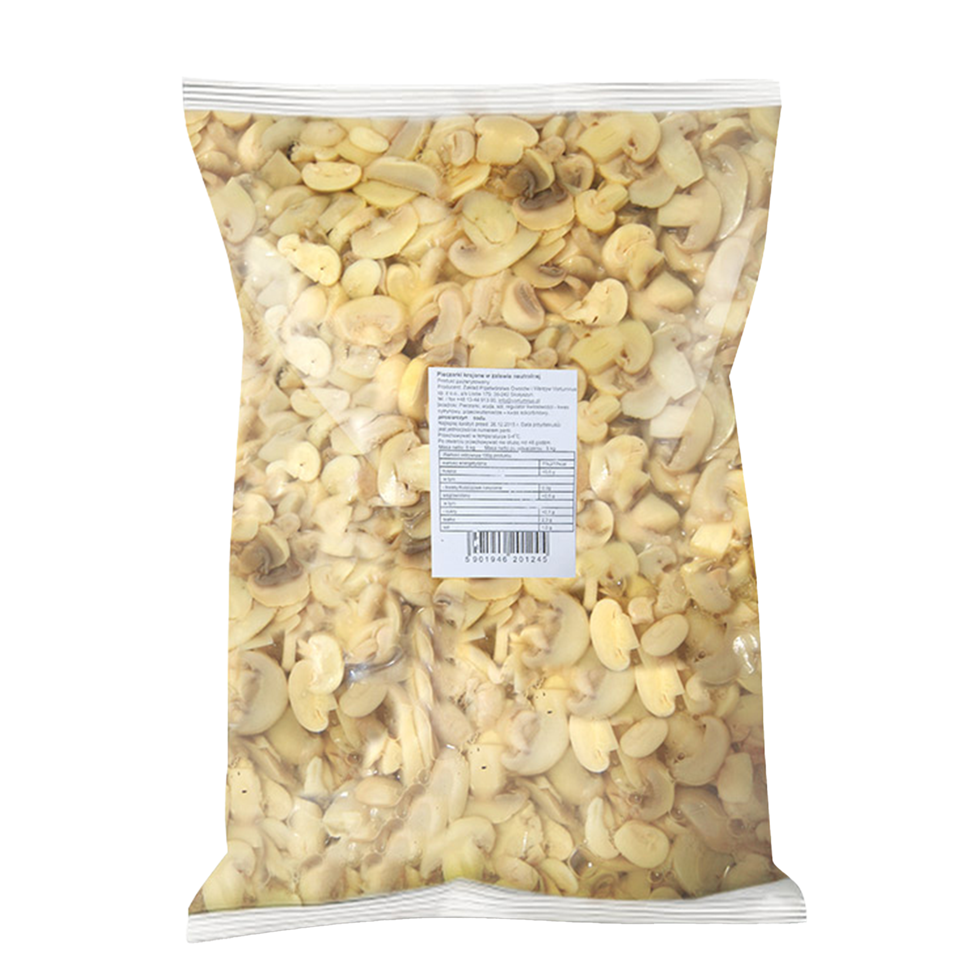 Pieczarki krojone w zalewie neutralnej