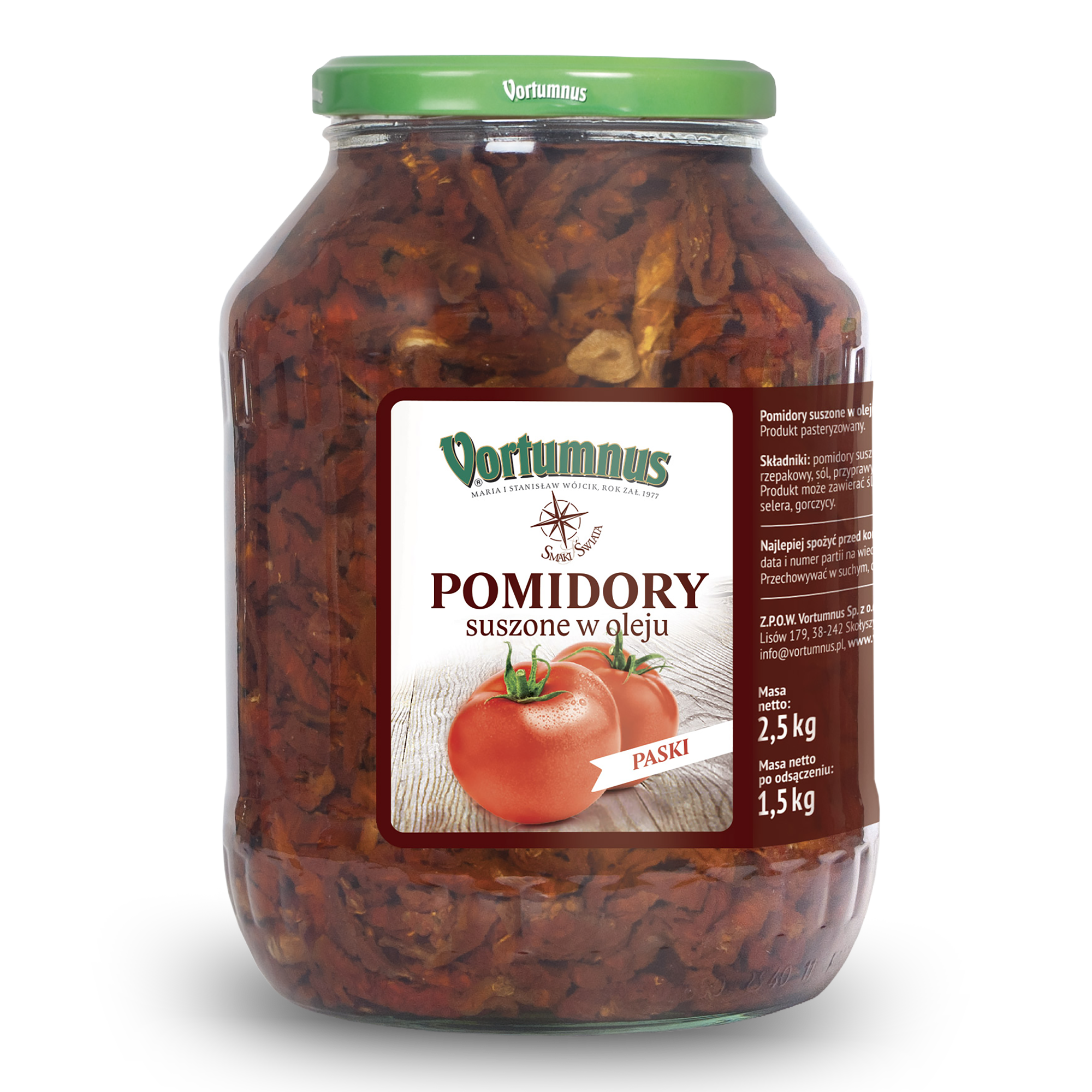 Pomidory suszone w oleju – połówki