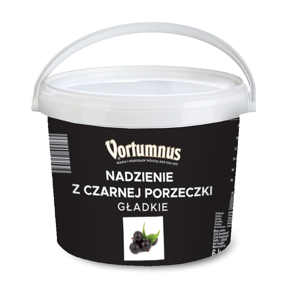 Nadzienie z czarnej porzeczki gładkie 30% owoców