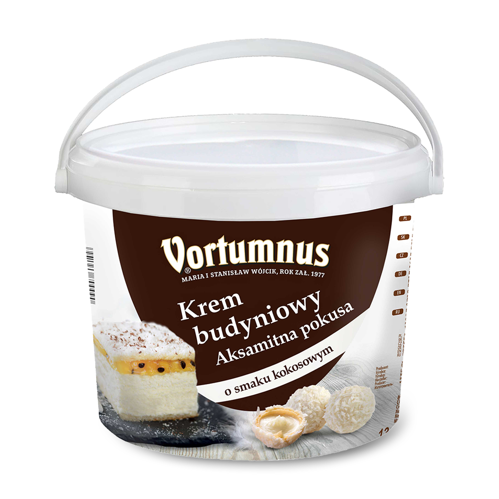 Krem budyniowy o smaku kokosowym