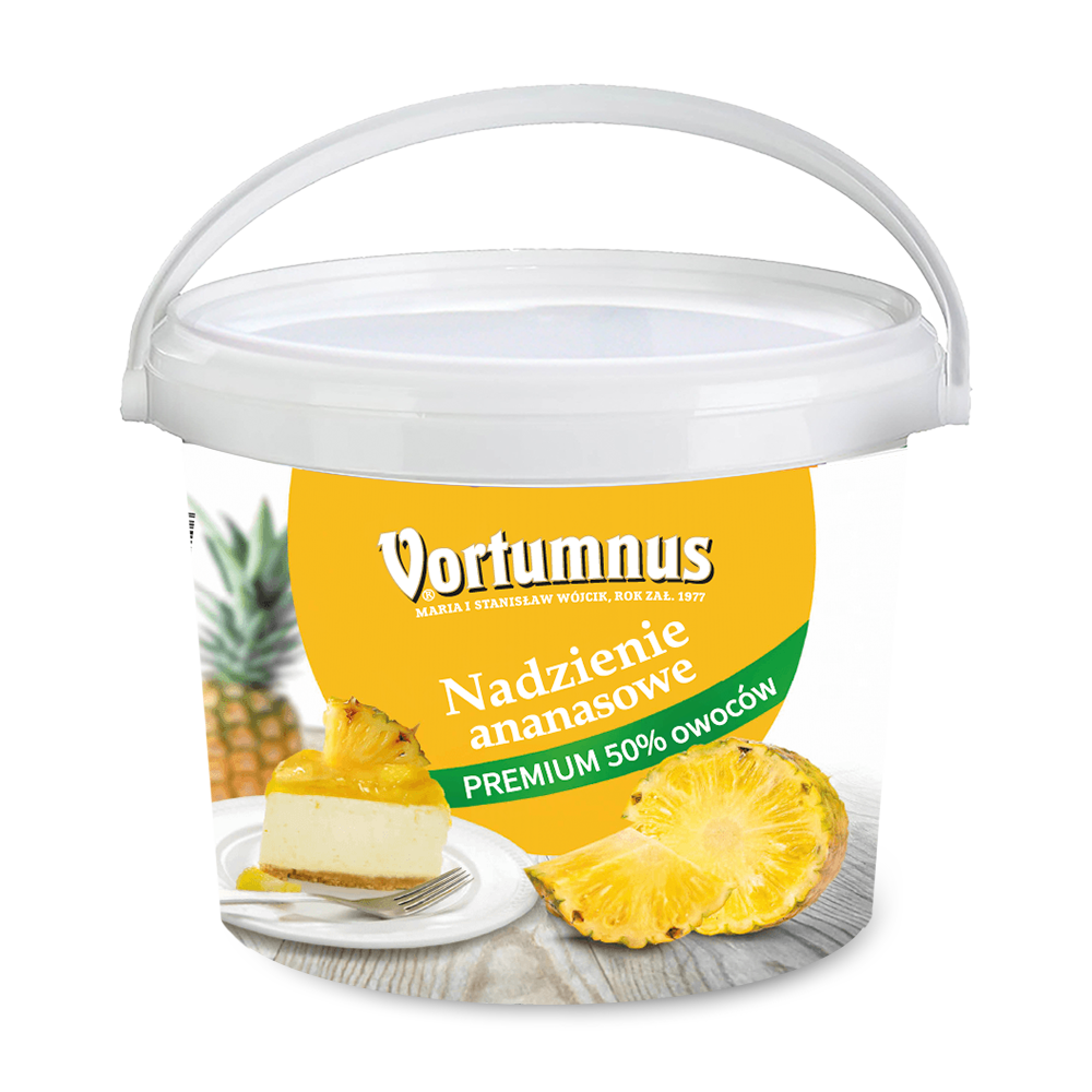 Nadzienie ananasowe premium 50% owoców