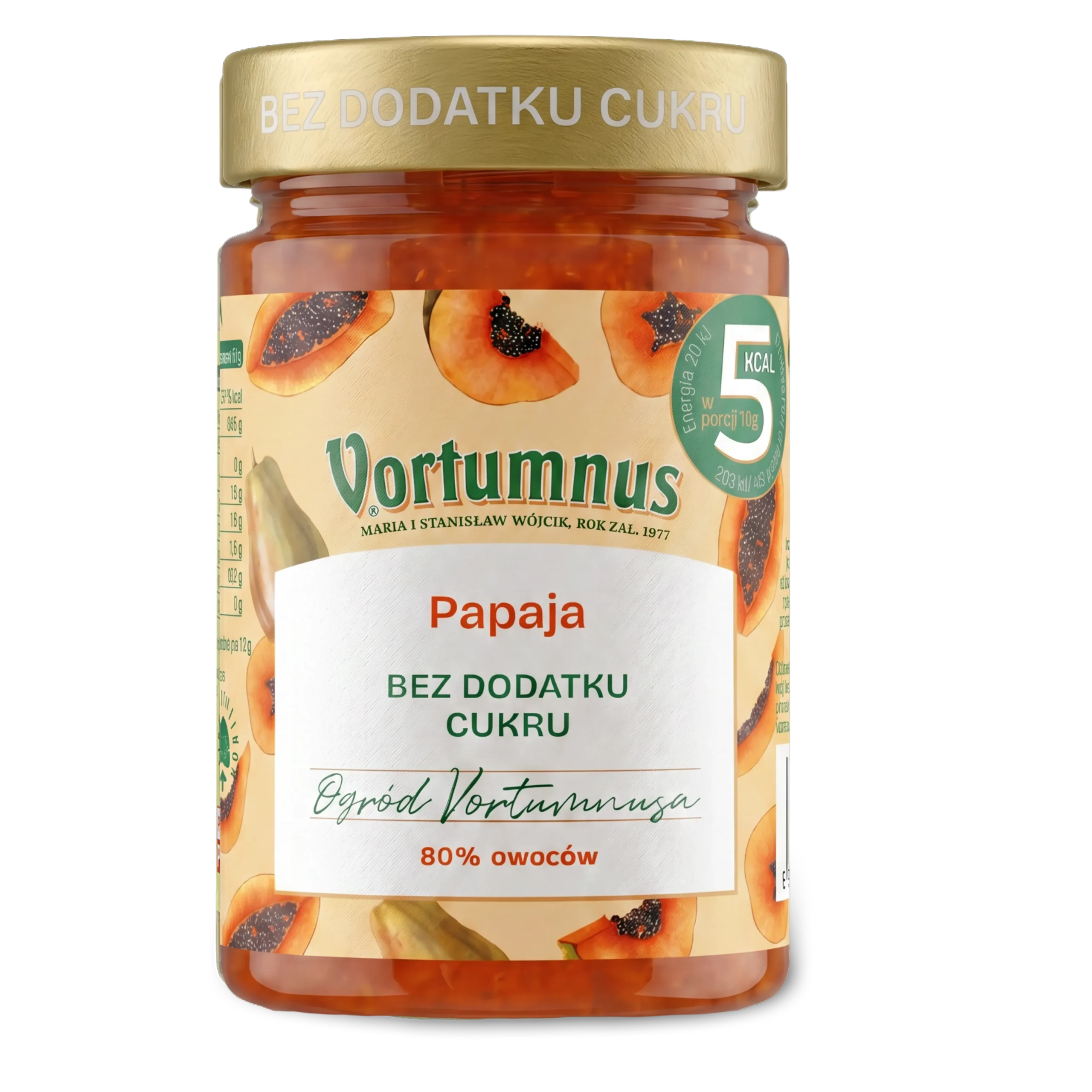 Papaja 80% bez dodatku cukru