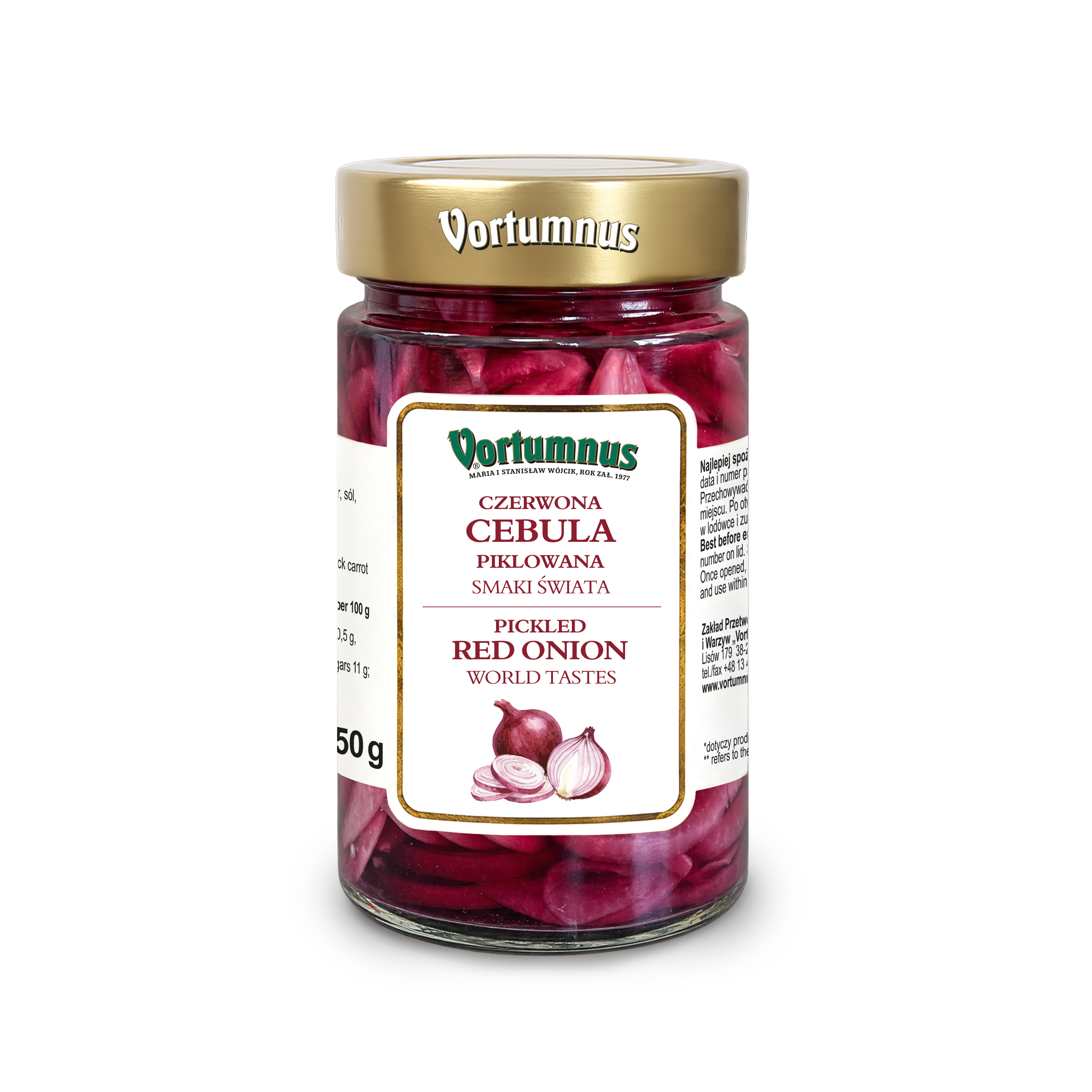 Czerwona cebulka piklowana